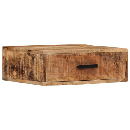 Wand-Nachttisch 40x30x13,5 cm Massivholz Mango