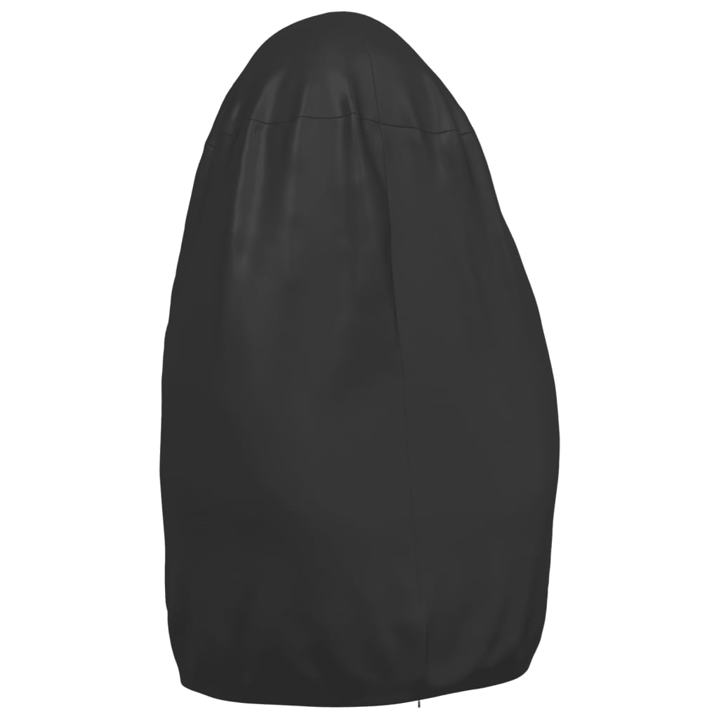 Abdeckung für Hängesessel Schwarz Ø 108x190 cm 420D Oxford