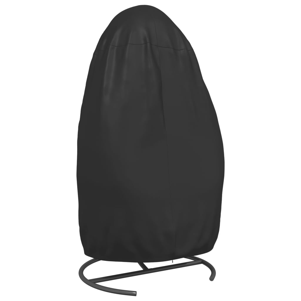 Abdeckung für Hängesessel Schwarz Ø 108x190 cm 420D Oxford
