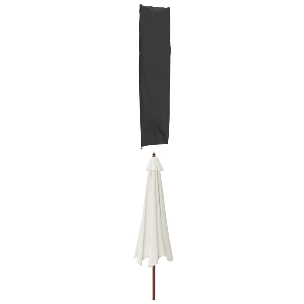 Housse de protection parasol noir 240x57/57 cm 420D Oxford