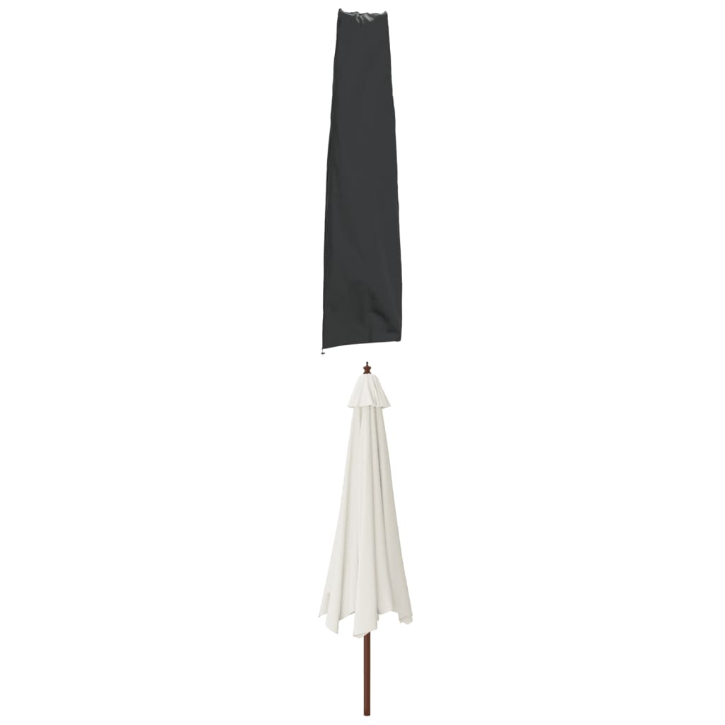 Housse de protection parasol noir 190x50/30 cm 420D Oxford