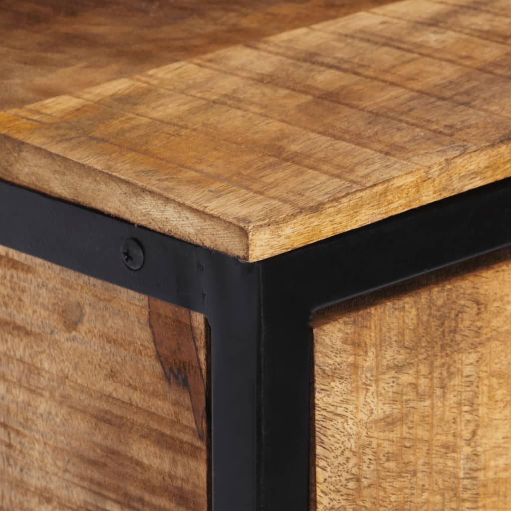 Nachttisch 40x35x40 cm Massivholz Mango