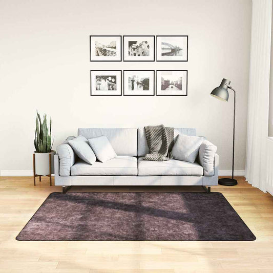 Tapis lavable anthracite 120x170 cm antidérapant