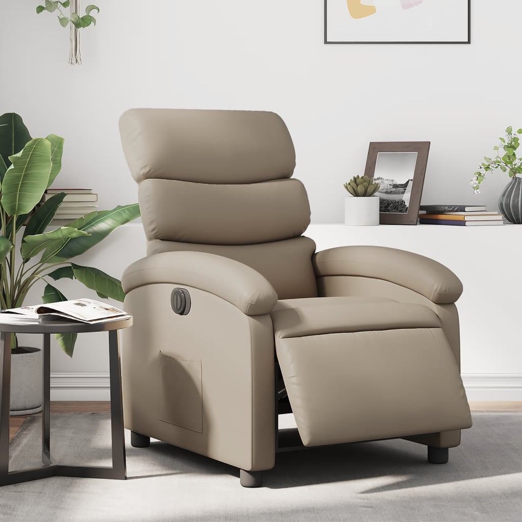 Relaxsessel Elektrisch Cappuccino Kunstleder