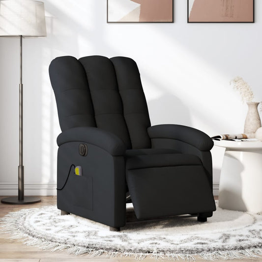 Electric Massage Chair Black Fabric