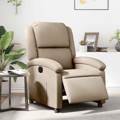 Relaxsessel Elektrisch Cappuccino Kunstleder