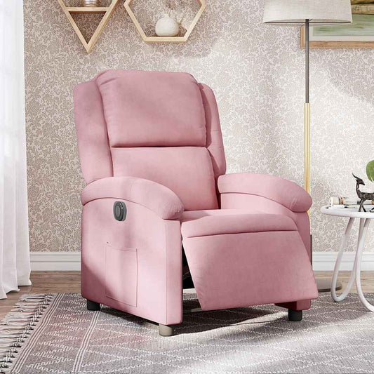 Relaxsessel Elektrisch Rosa Samt
