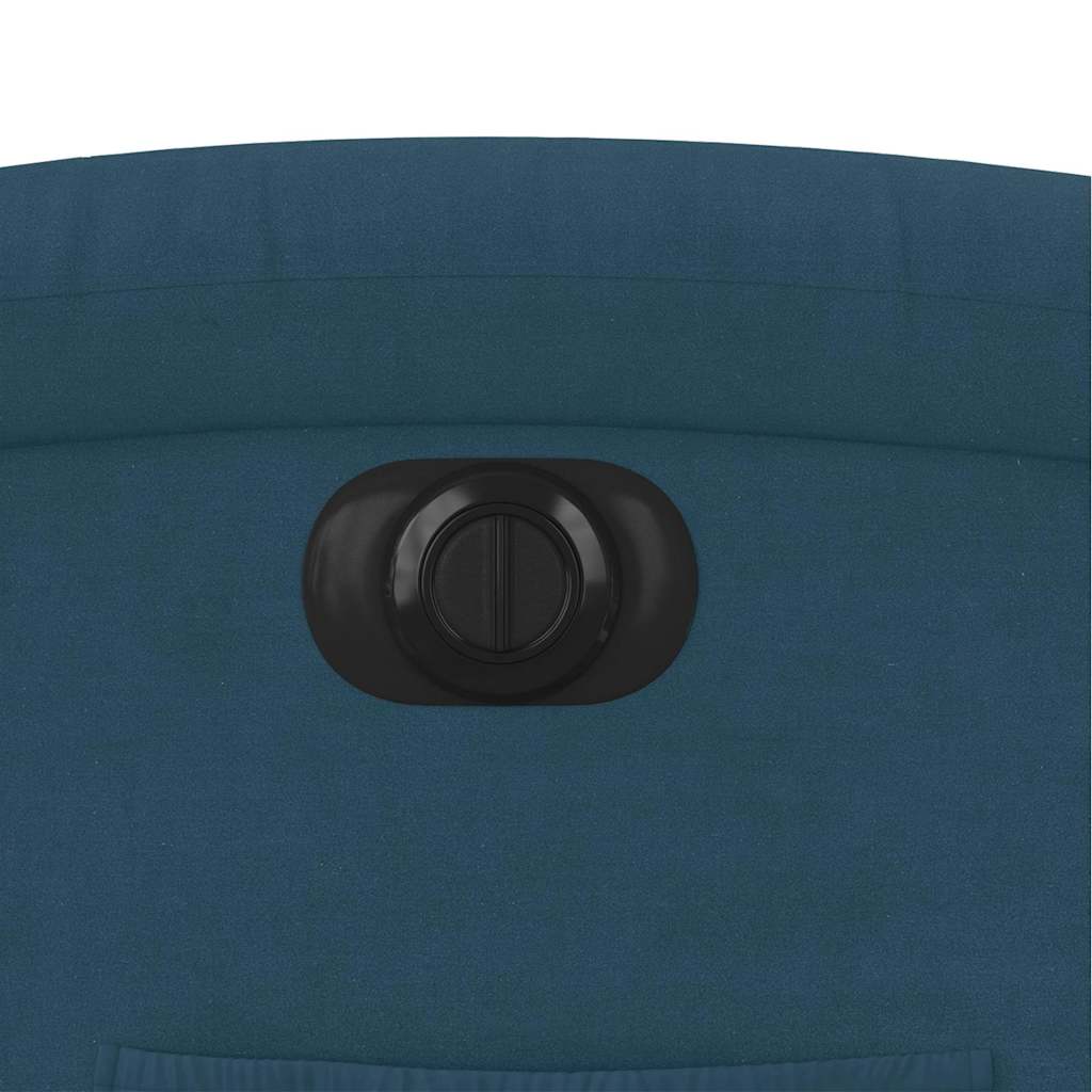 Relaxsessel Elektrisch Blau Samt