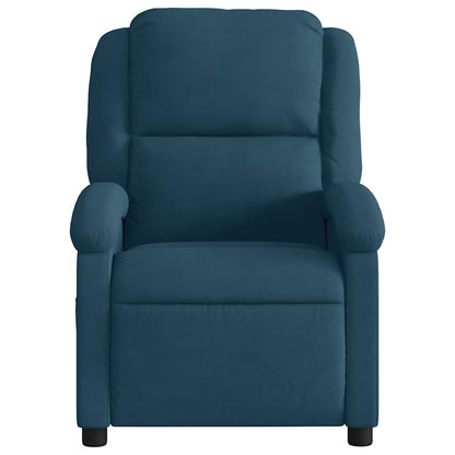 Relaxsessel Elektrisch Blau Samt