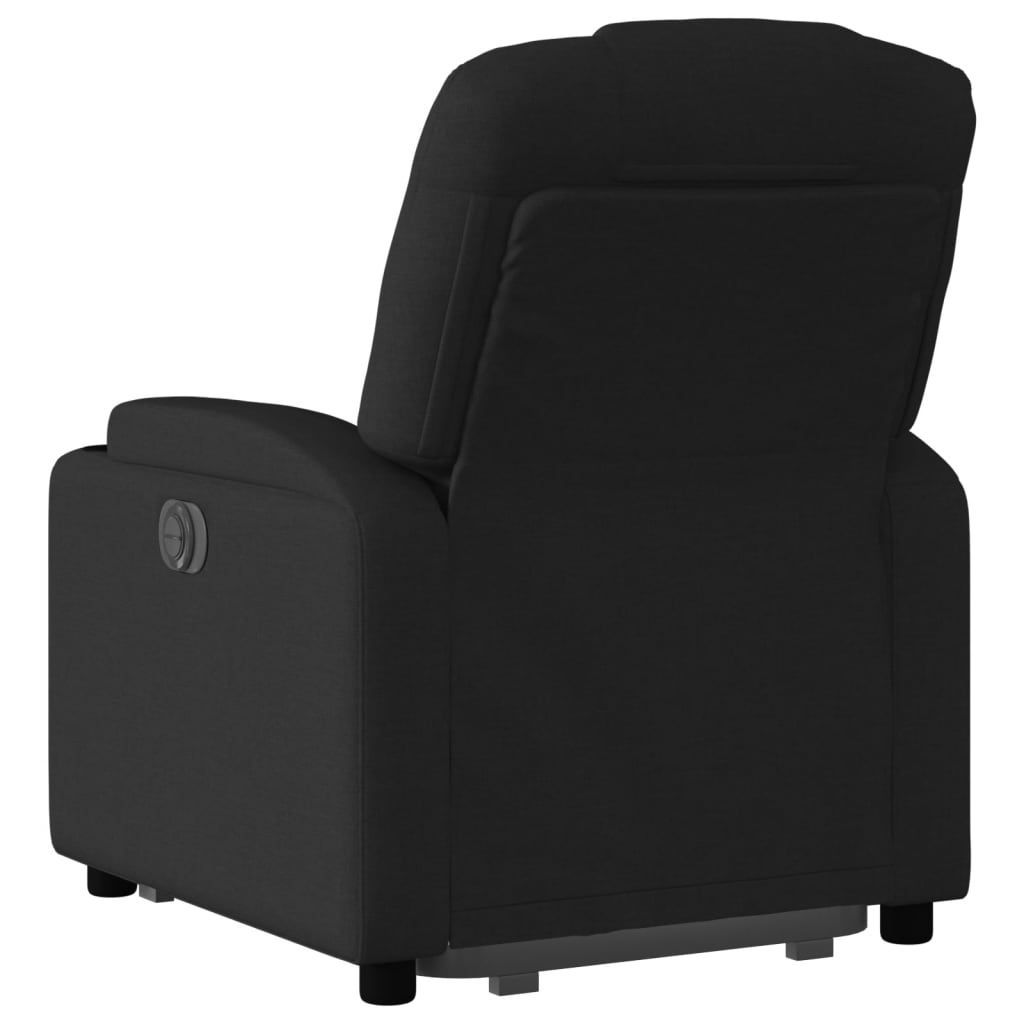 Fauteuil inclinable avec releveur électrique, tissu noir