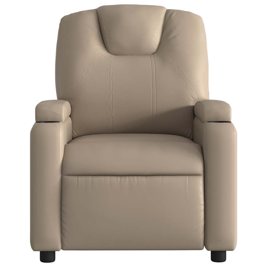 Massagesessel Elektrisch Cappuccino Kunstleder