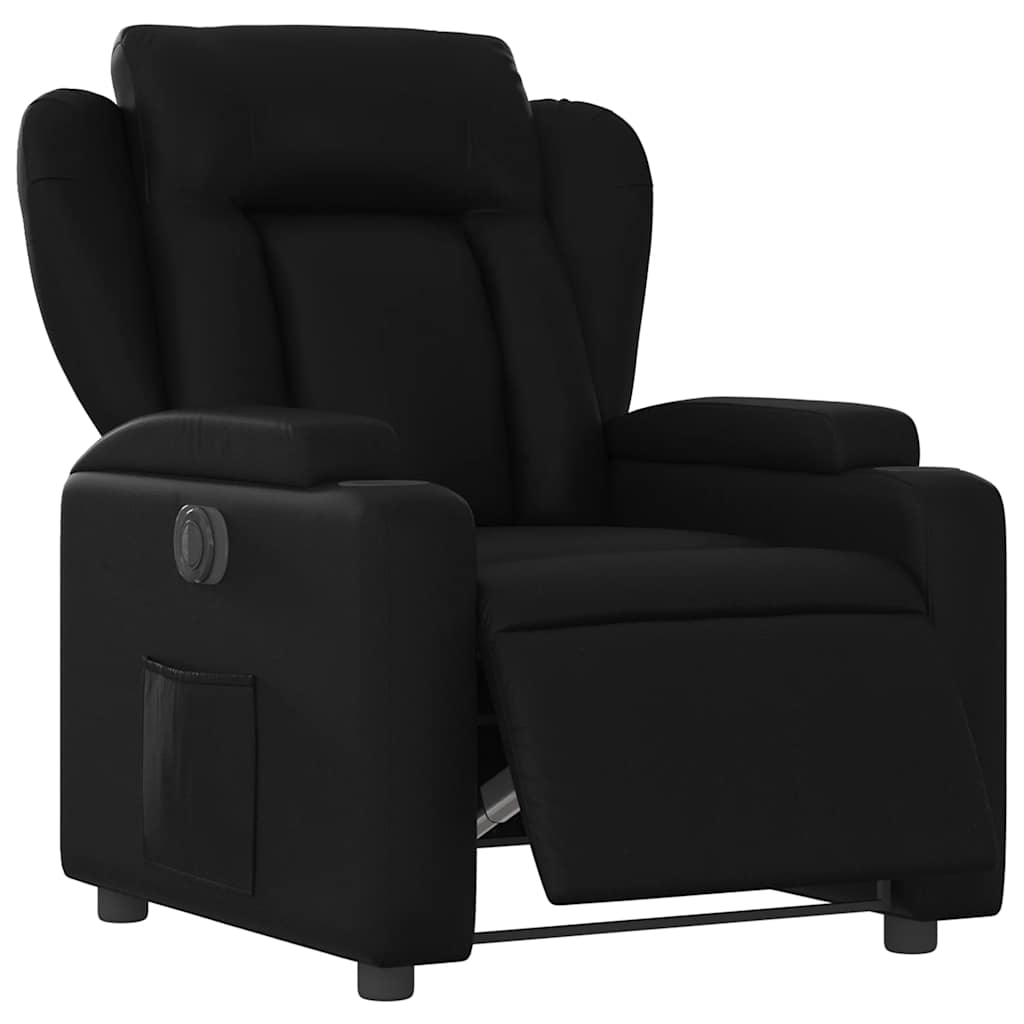 Relaxsessel Elektrisch Schwarz Kunstleder