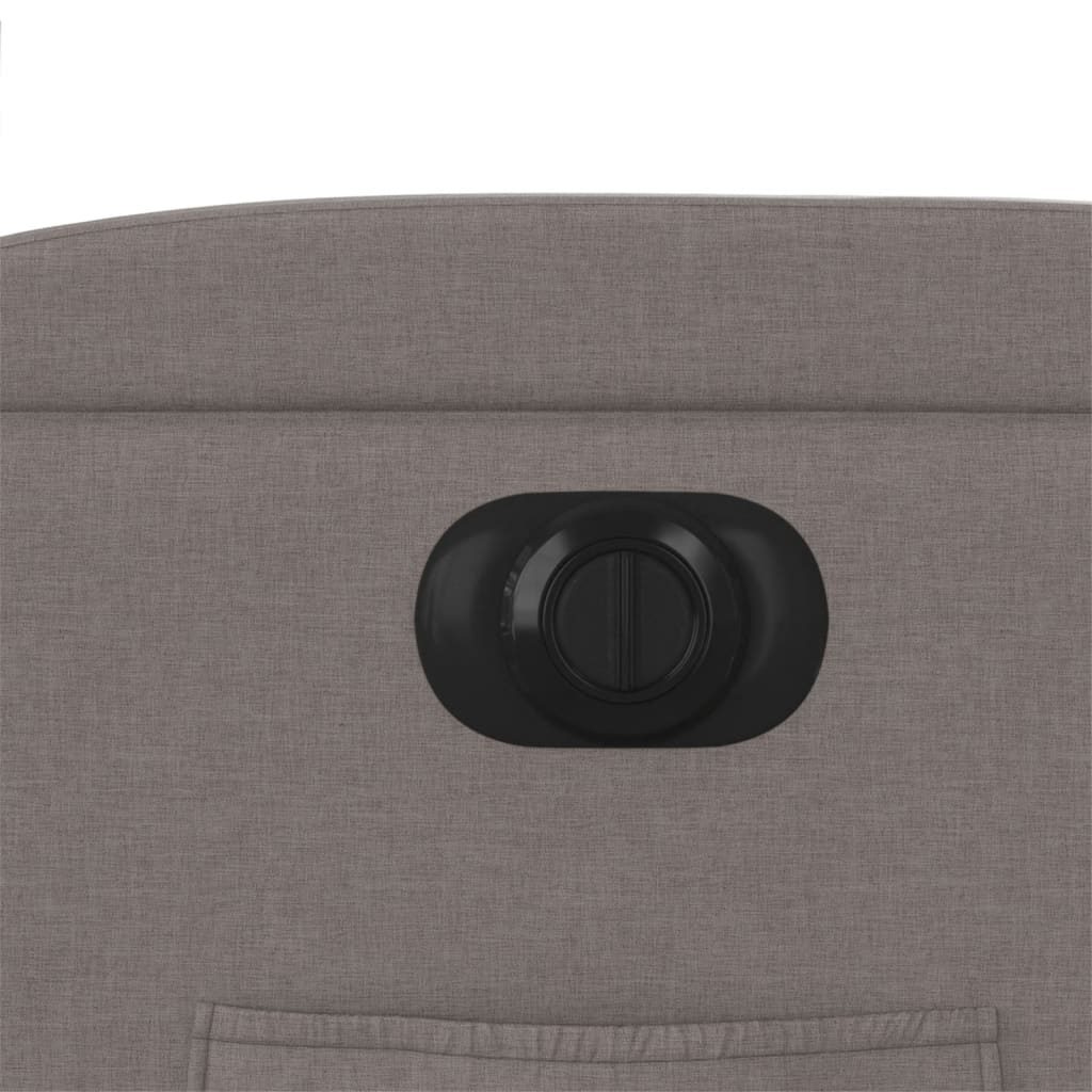 Relaxsessel Elektrisch Taupe Stoff
