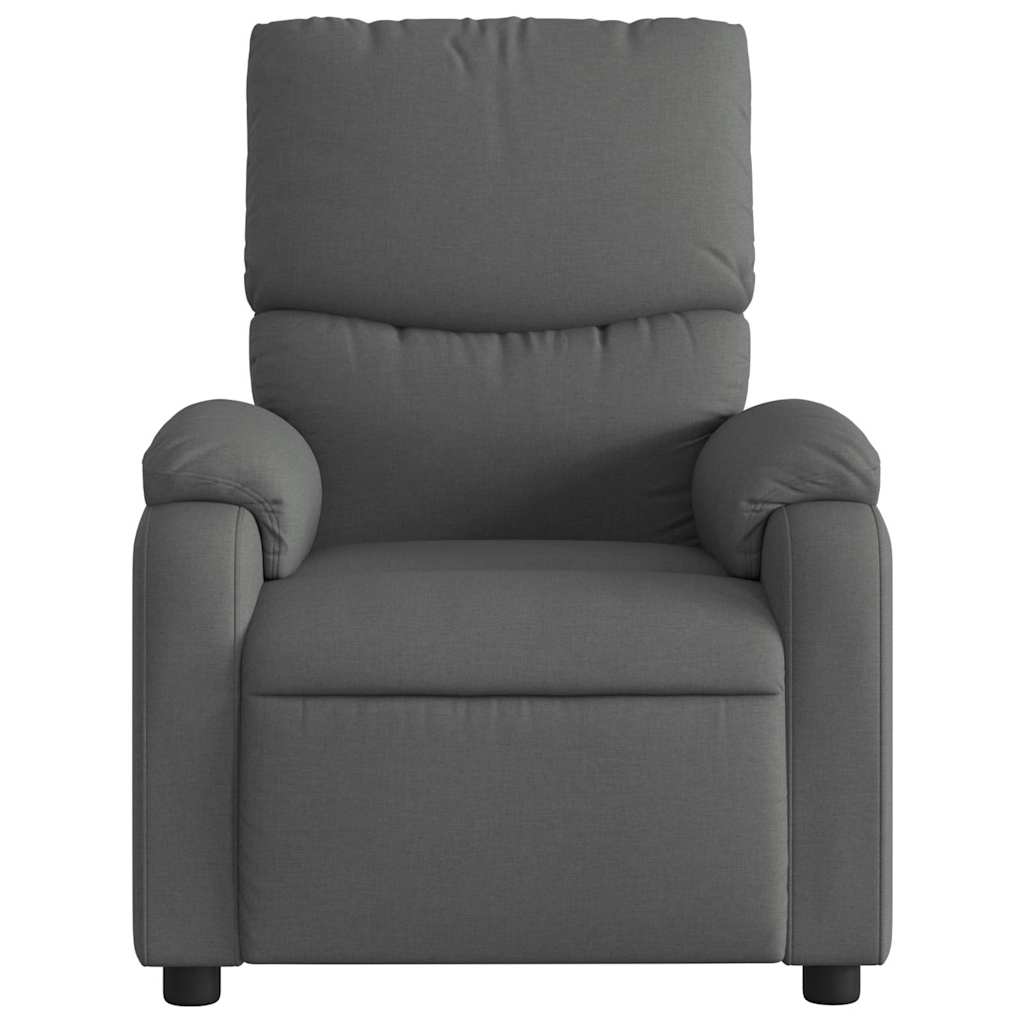 Relaxsessel Elektrisch Dunkelgrau Stoff