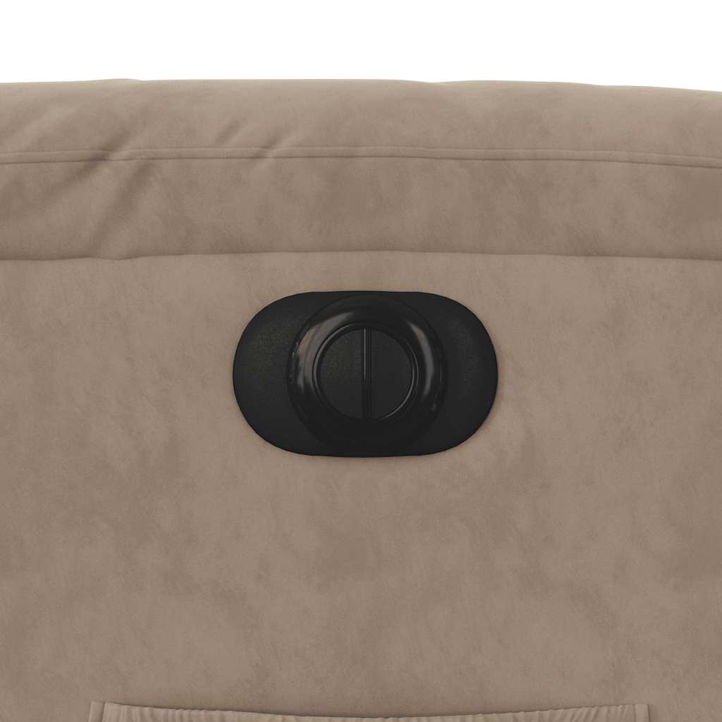 Relaxsessel Elektrisch Taupe Mikrofasergewebe