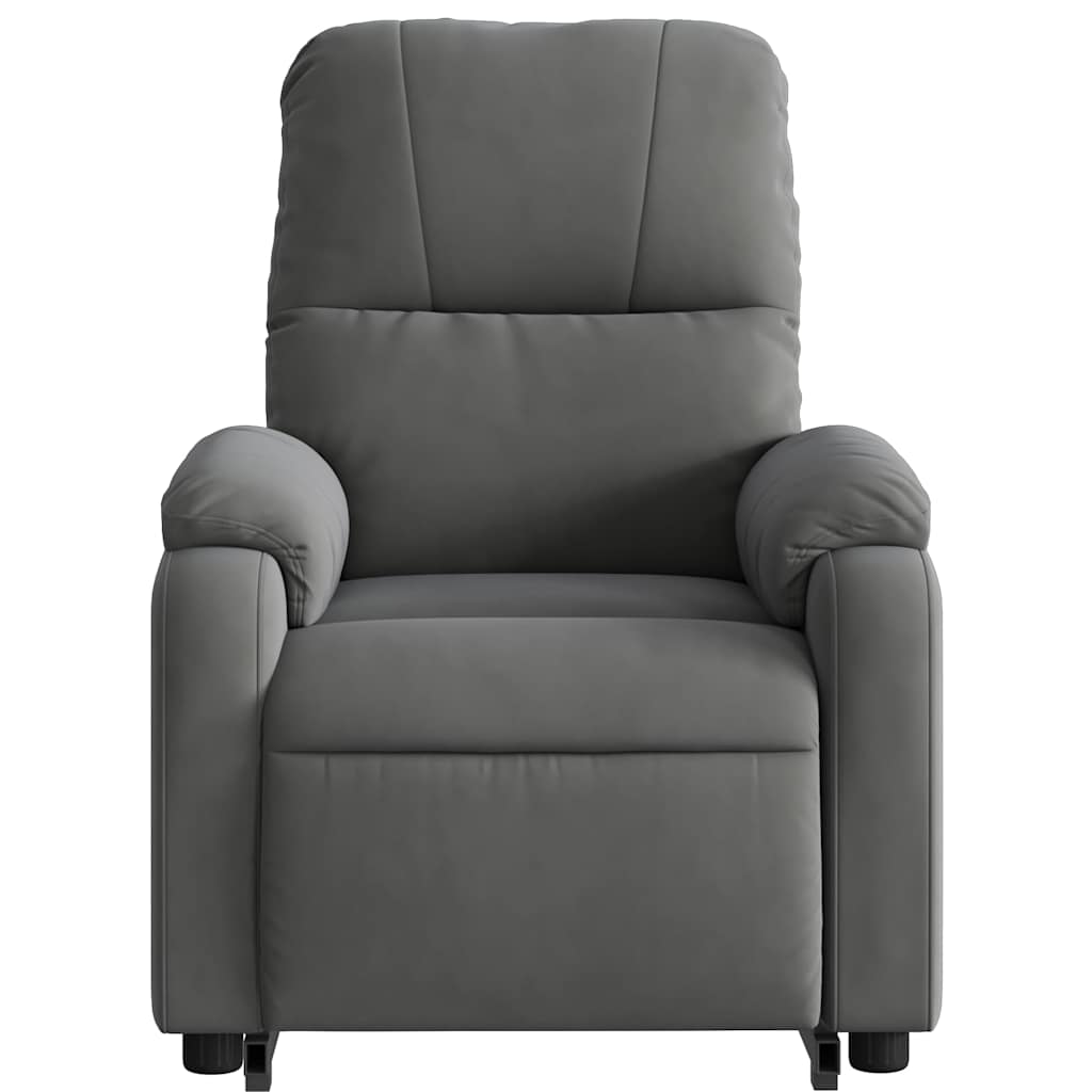 Fauteuil de massage électrique gris foncé