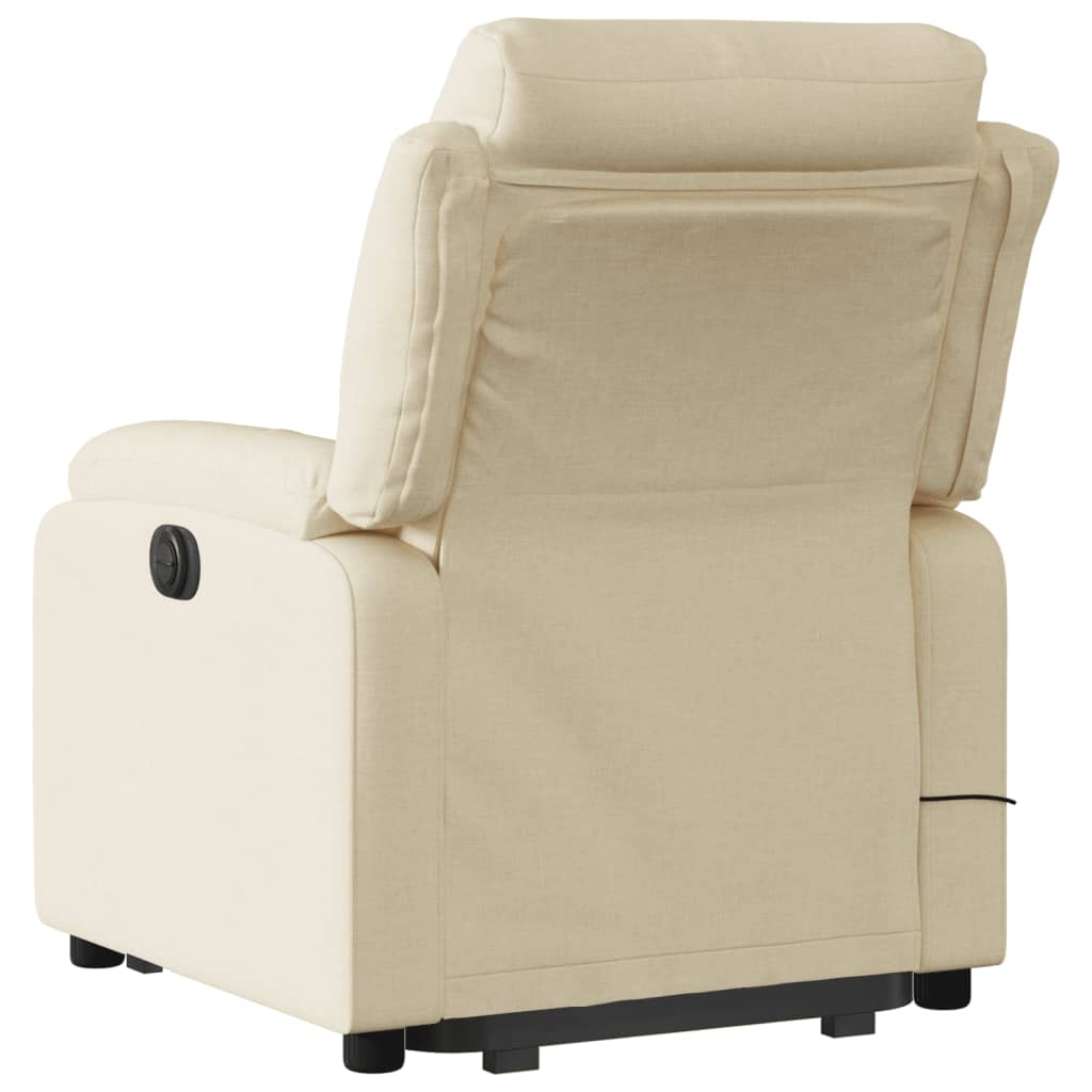 Massage chair with stand-up aid cream fabric