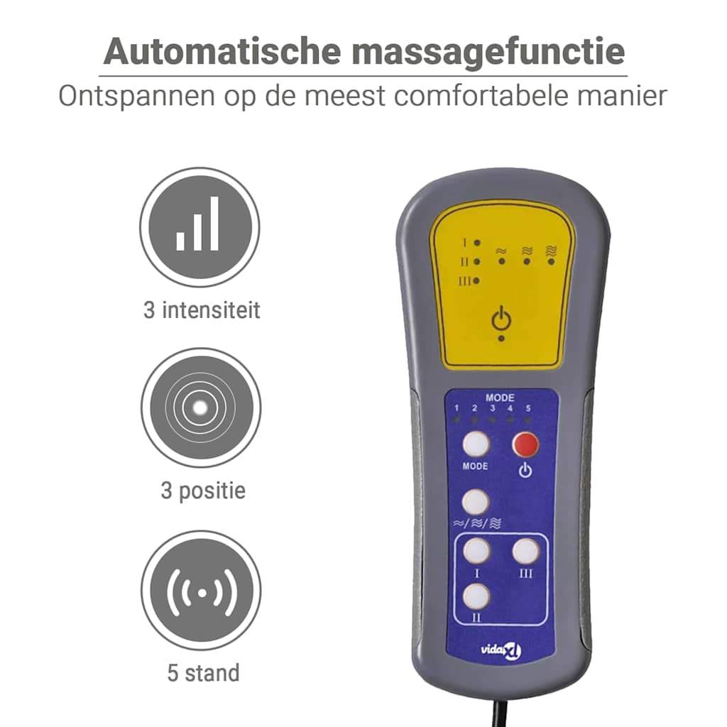Massagesessel mit Aufstehhilfe Elektrisch Creme Samt