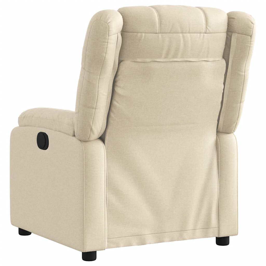 Relaxsessel Elektrisch Creme Stoff