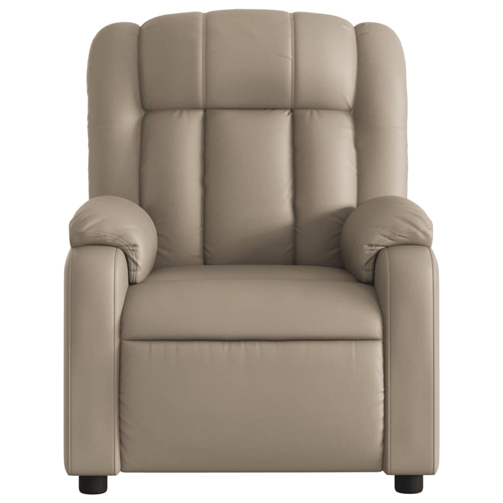 Massagesessel Elektrisch Cappuccino Kunstleder