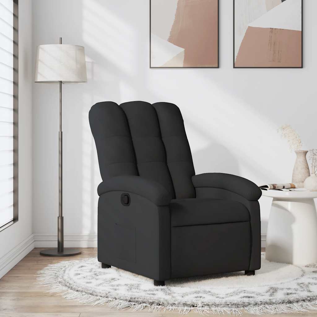 Relaxsessel Schwarzer Stoff