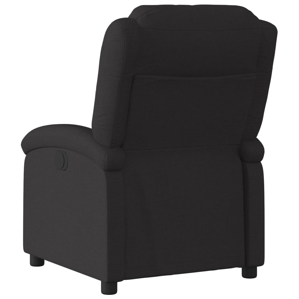 Relaxsessel, schwarzer Stoff