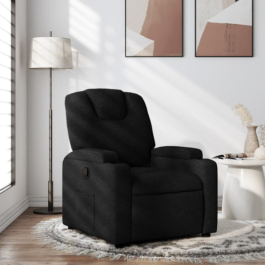 Relaxsessel Schwarzer Stoff