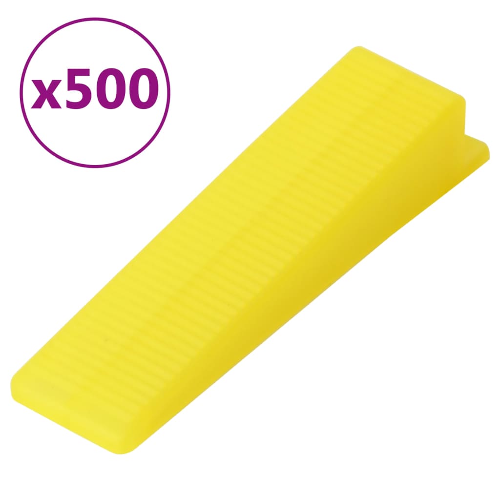 Fliesen-Nivelliersystem 500 Keile 2500 Clips 1 mm