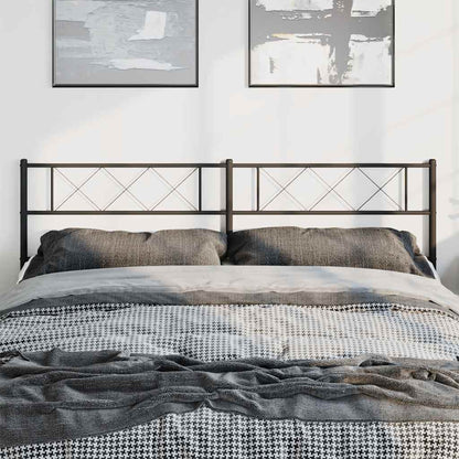 Ersatz-Kopfteil Metall Schwarz 180 cm