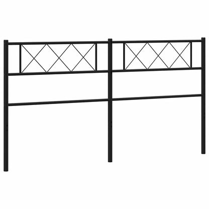 Ersatz-Kopfteil Metall Schwarz 180 cm