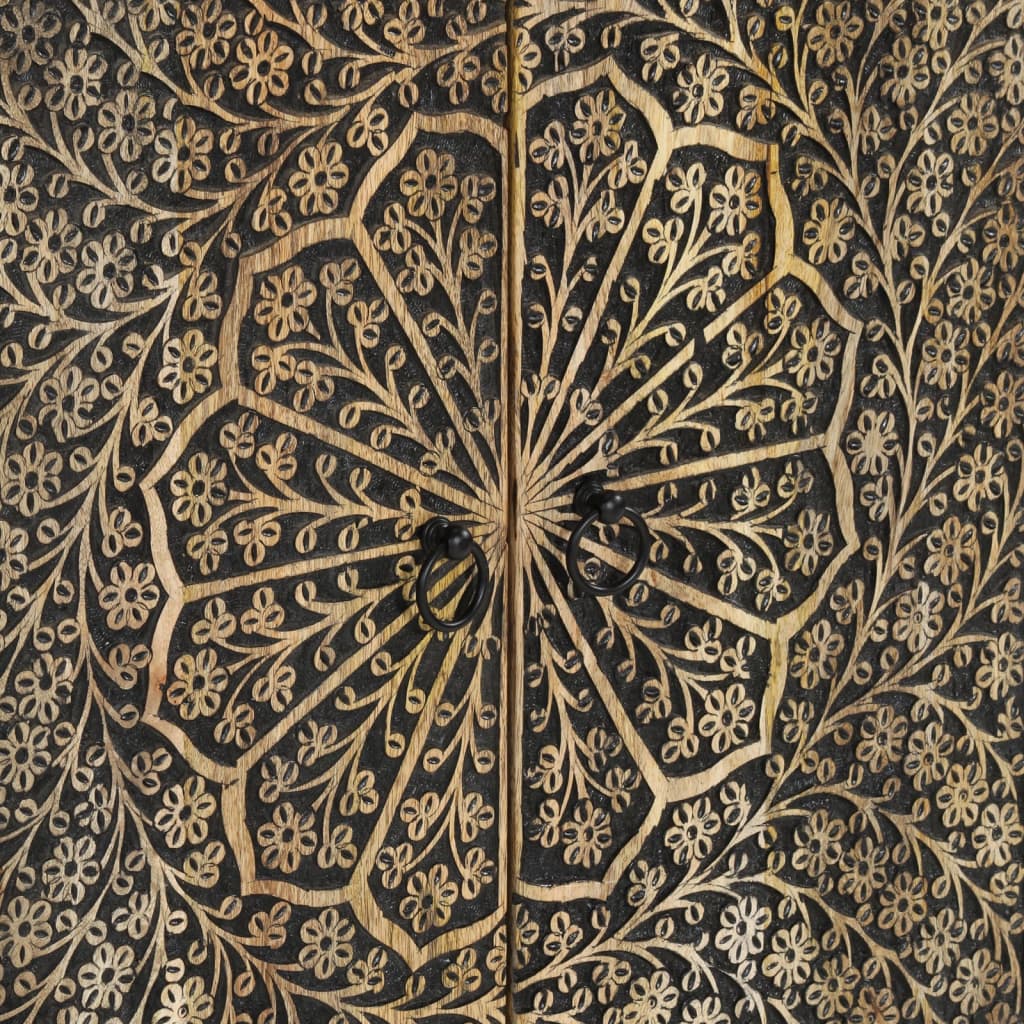 Beistellschränke 3 Stk. 60x33x75 cm Massivholz Mango