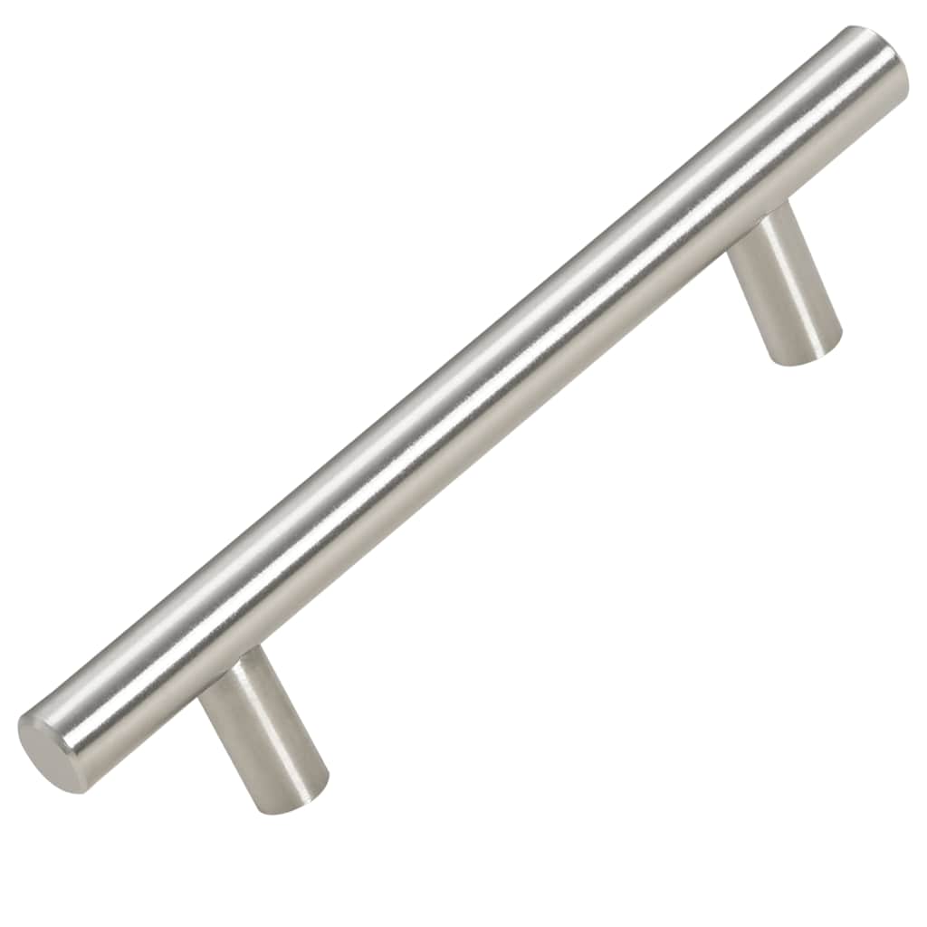 Möbelgriffe 10 Stk. Silbern 96 mm Edelstahl