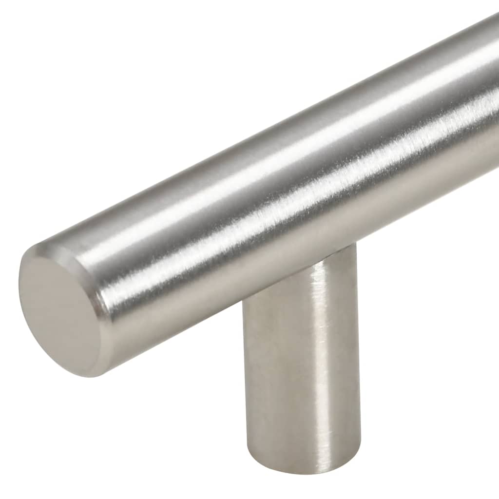 Möbelgriffe 10 Stk. Silbern Lochabstand 96 mm Gesamtlänge 150 mm Edelstahl