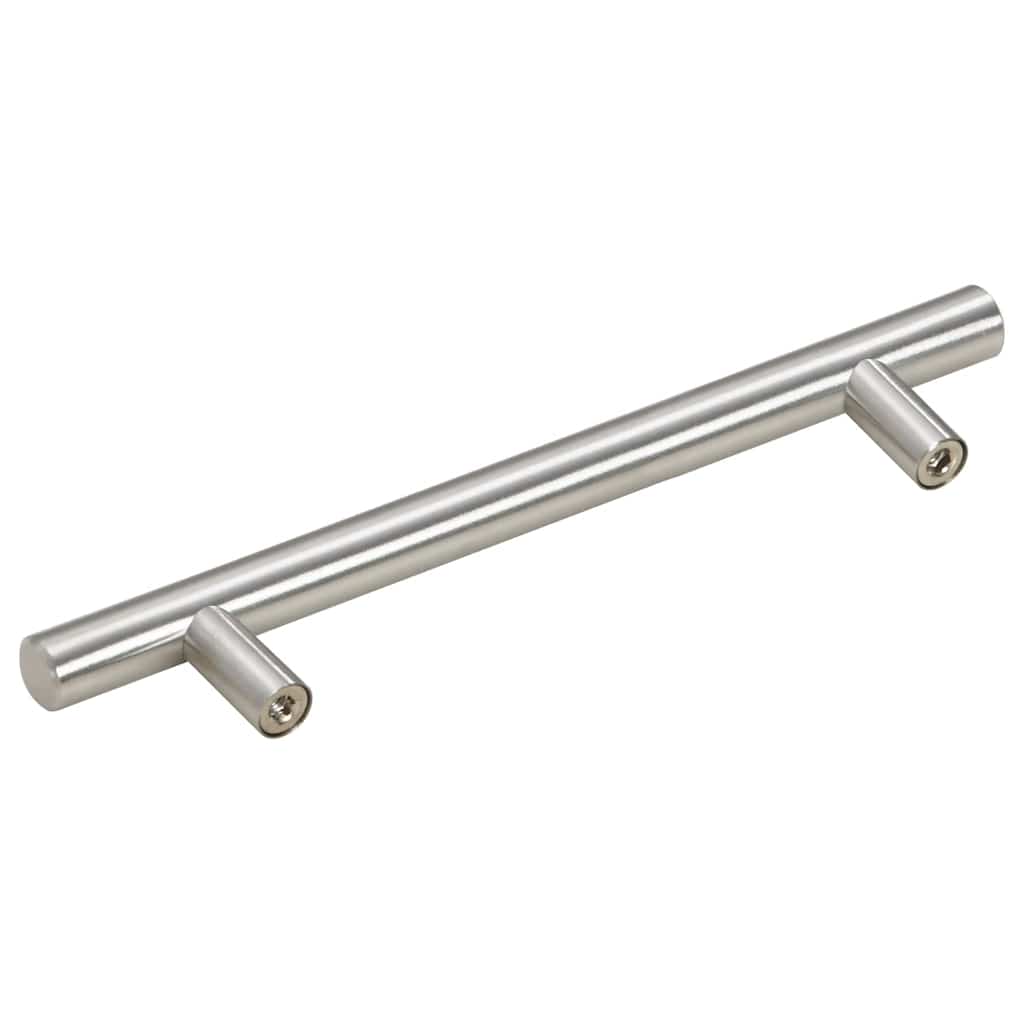 Möbelgriffe 10 Stk. Silbern Lochabstand 128mm Gesamtlänge 192mm