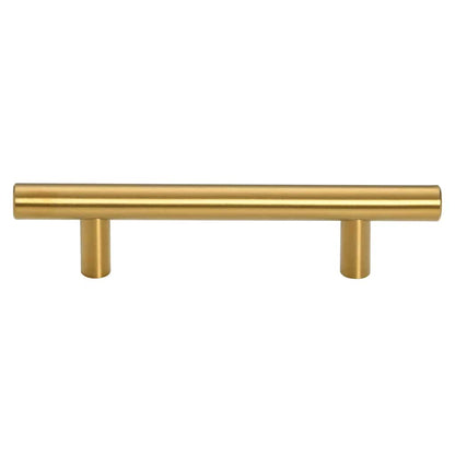 Möbelgriffe 10 Stk. Golden Lochabstand 64 mm Gesamtlänge 100 mm