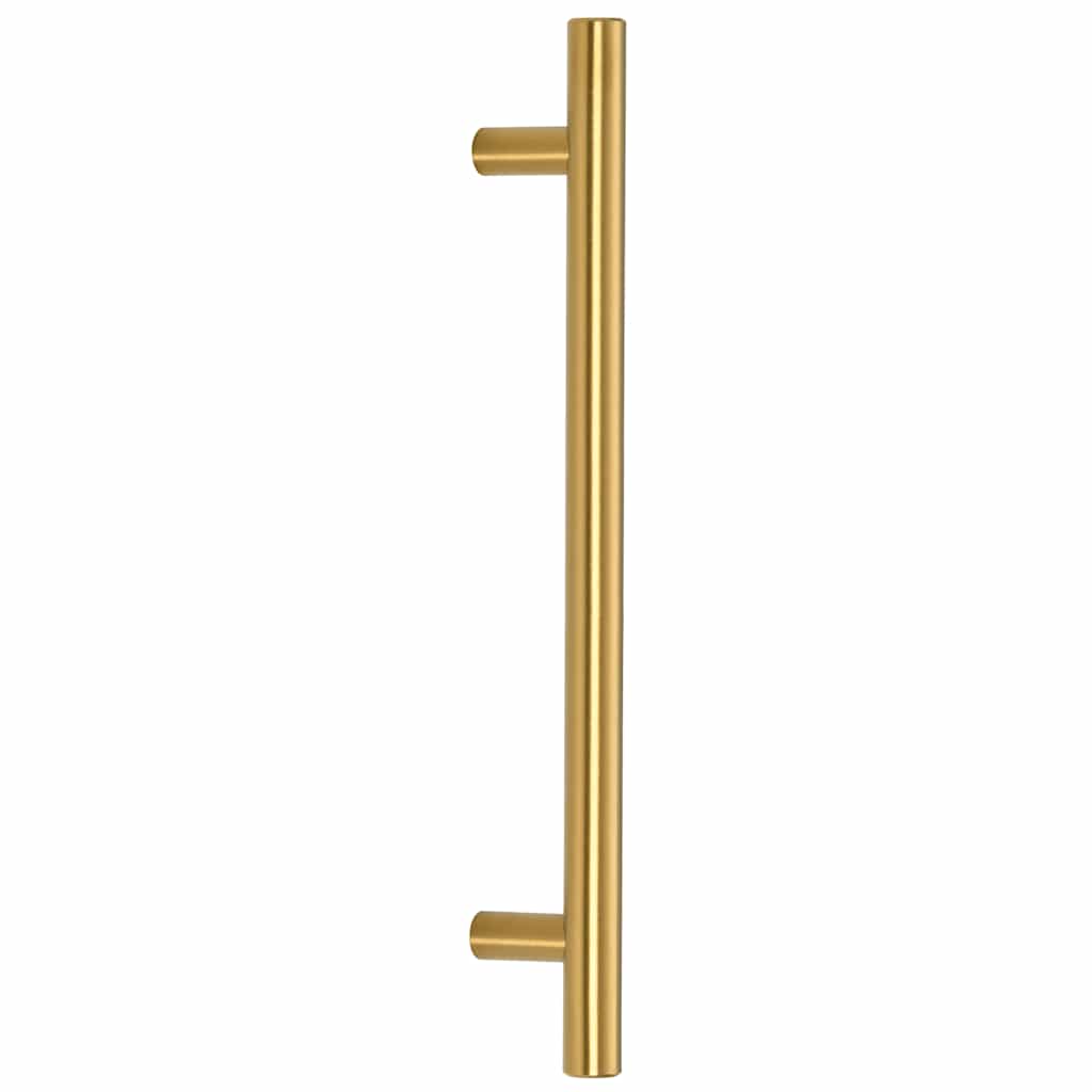 Möbelgriffe 10 Stk. Golden Lochabstand 160 mm Gesamtlänge 224 mm Edelstahl