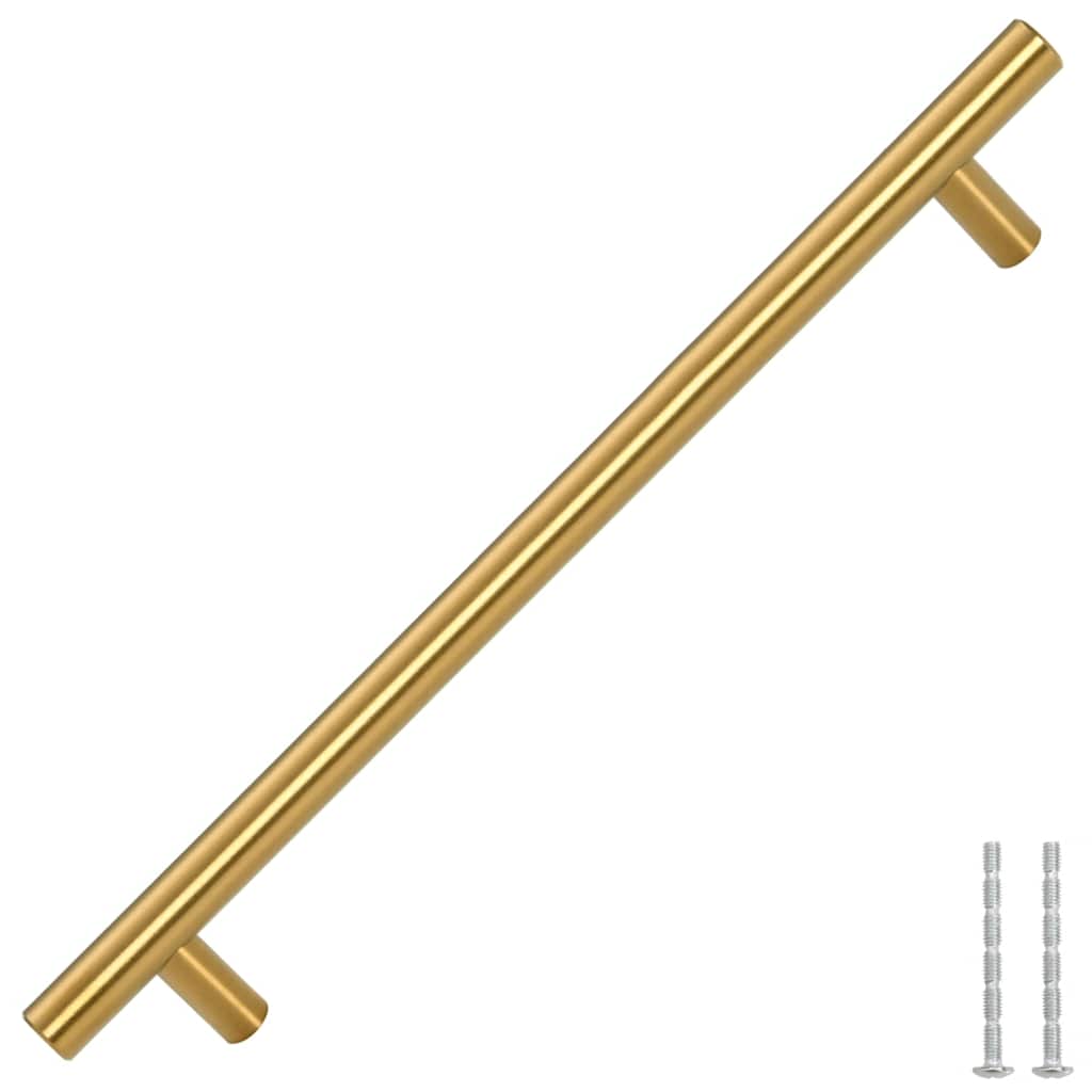 Möbelgriffe 5 Stk. Golden 192 mm Edelstahl