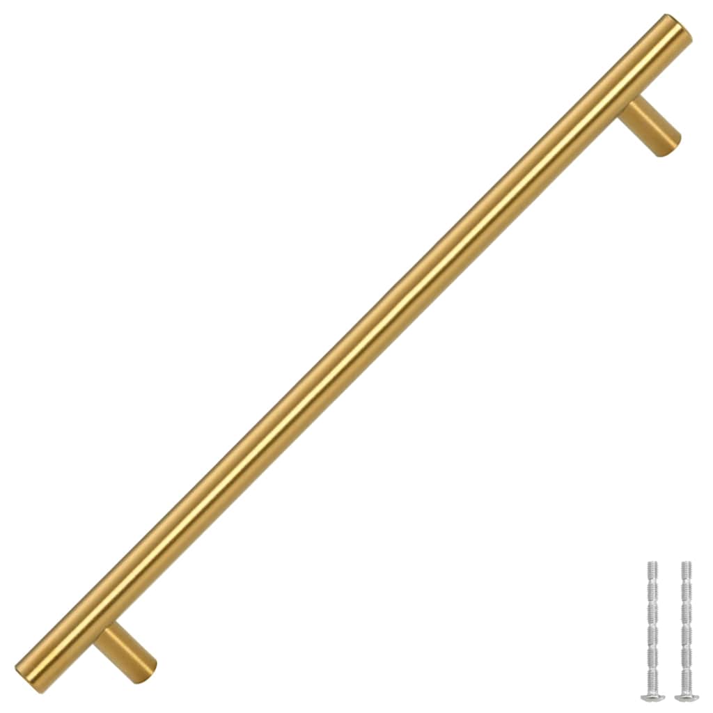 Möbelgriffe 5 Stk. Golden 224 mm Edelstahl