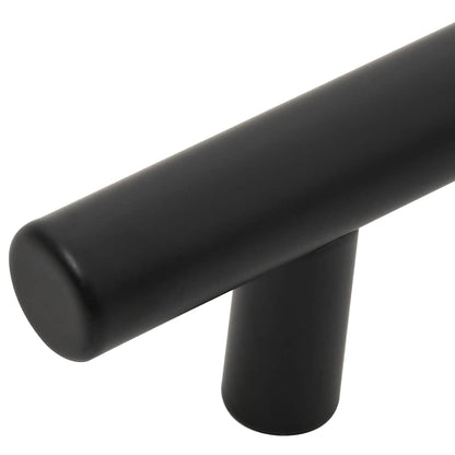Möbelgriffe 10 Stk. Schwarz Lochabstand 128mm Gesamtlänge 192mm