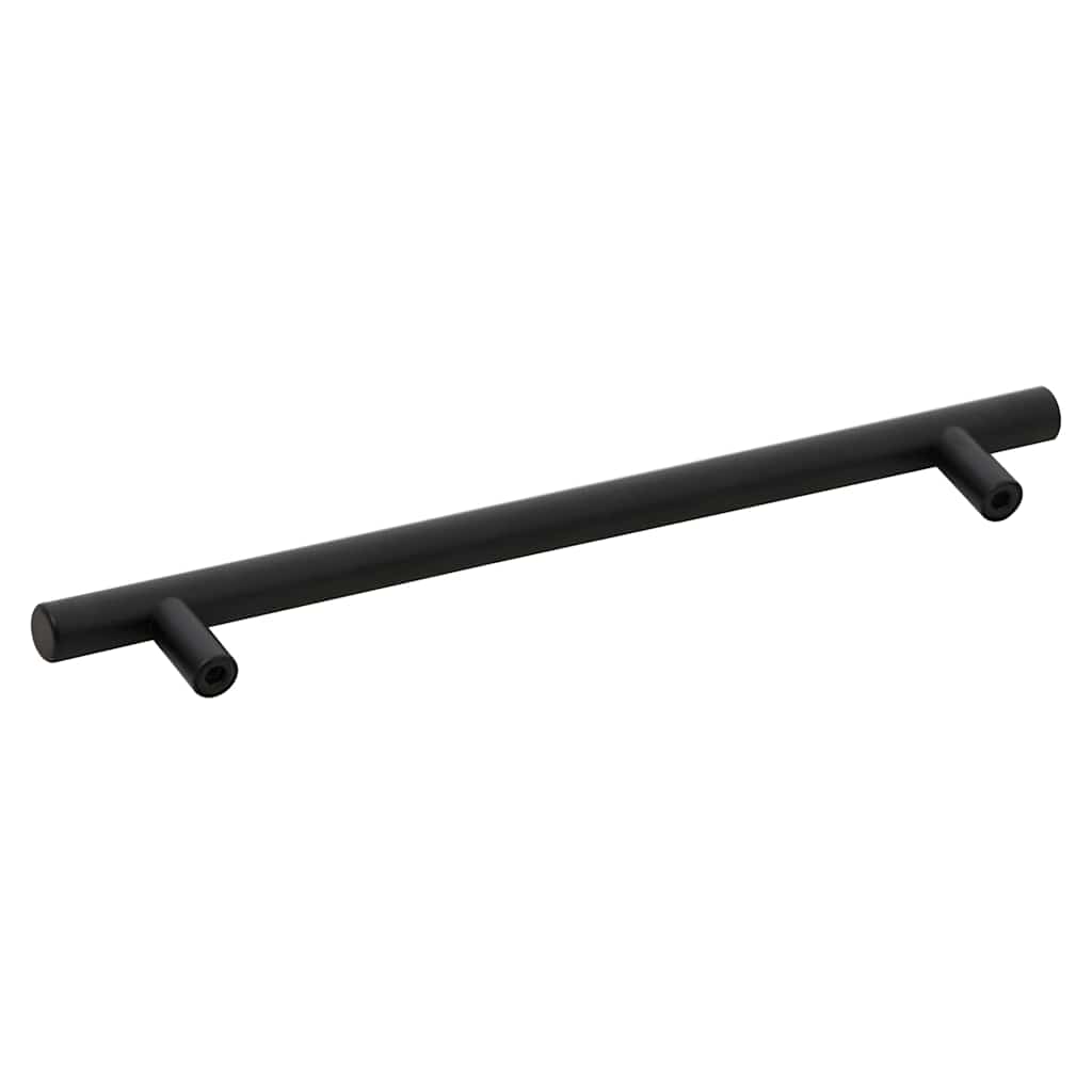 Möbelgriffe 5 Stk. Schwarz 192 mm Edelstahl