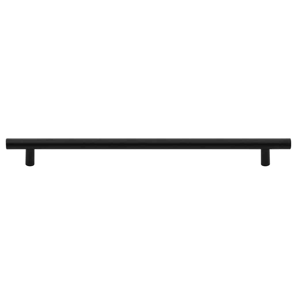 Möbelgriffe 5 Stk. Schwarz 320 mm Edelstahl