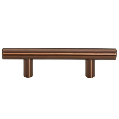 Möbelgriffe 10 Stk. Bronzen 64 mm Edelstahl