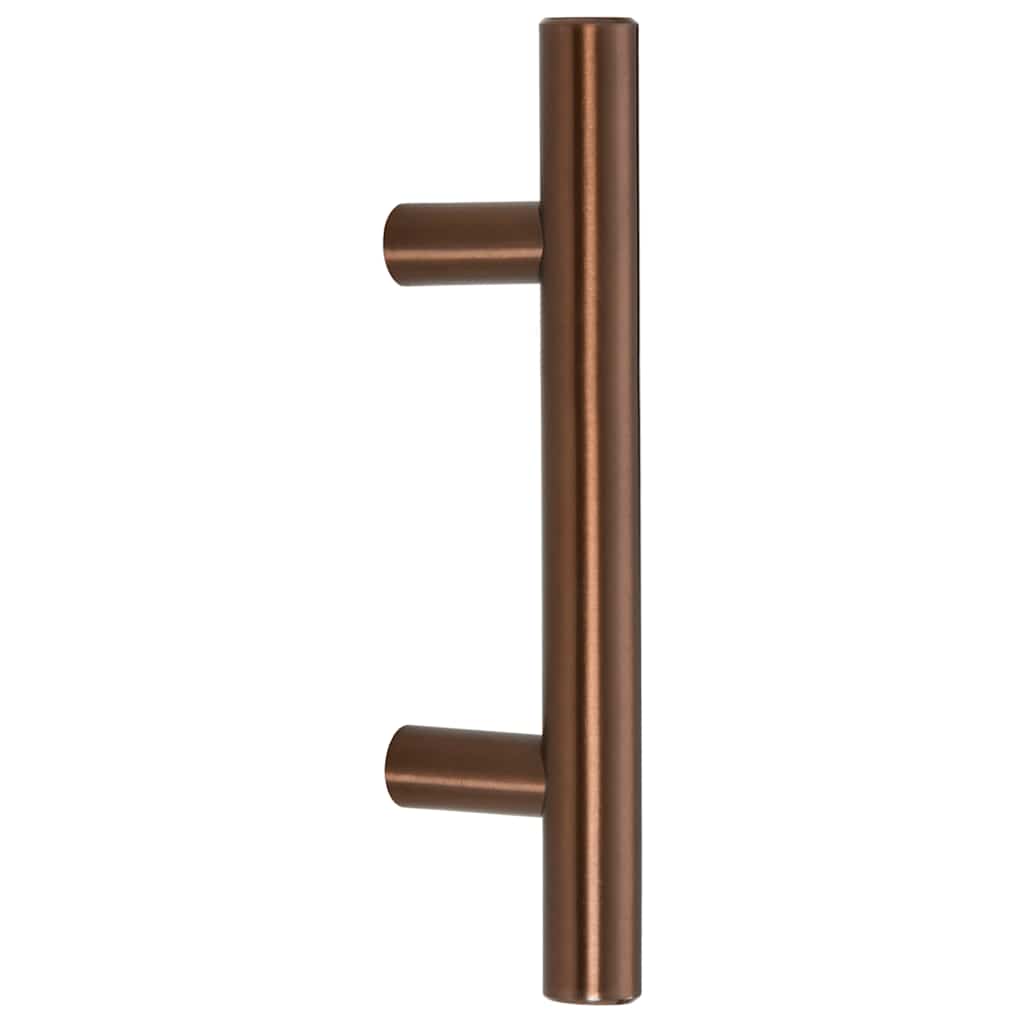 Möbelgriffe 10 Stk. Bronzen 64 mm Edelstahl