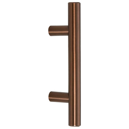 Möbelgriffe 10 Stk. Bronzen 64 mm Edelstahl