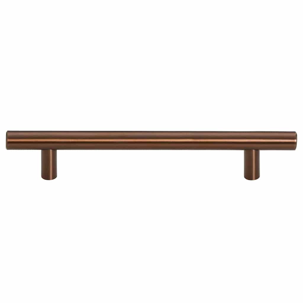 Möbelgriffe 10 Stk. Bronzen 128 mm Edelstahl