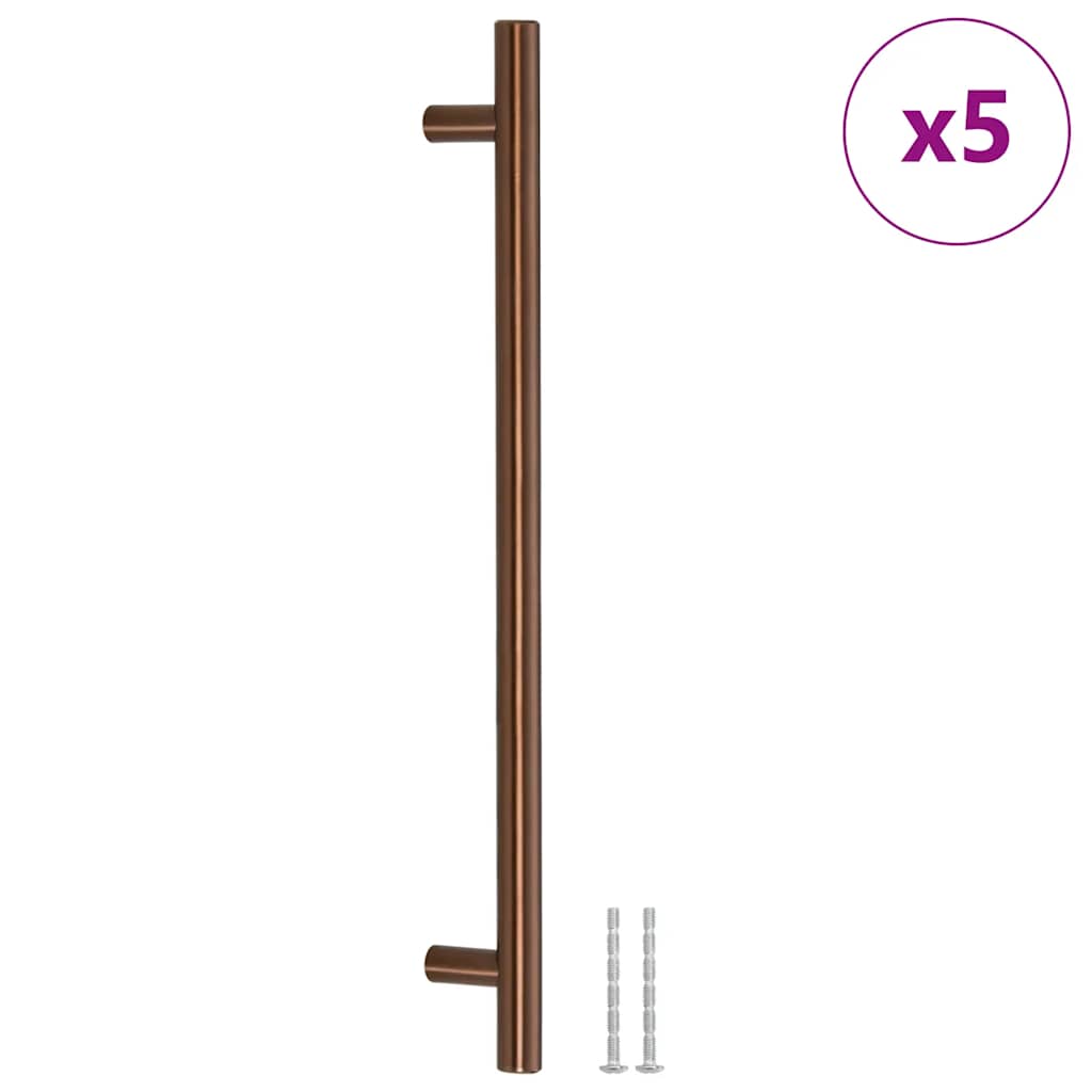 Möbelgriffe 5 Stk. Bronzen 224 mm Edelstahl