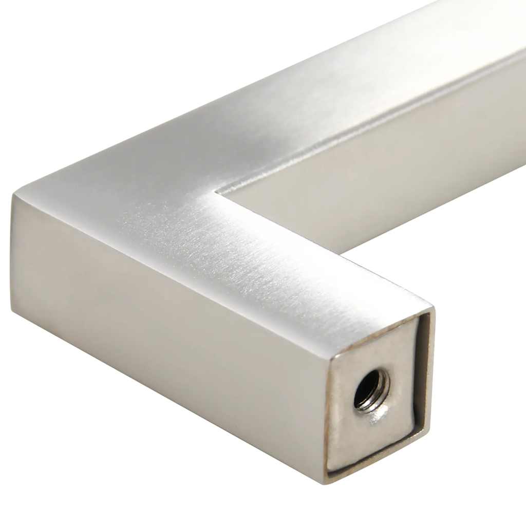 Möbelgriffe 10 Stk. Silbern 128 mm Edelstahl