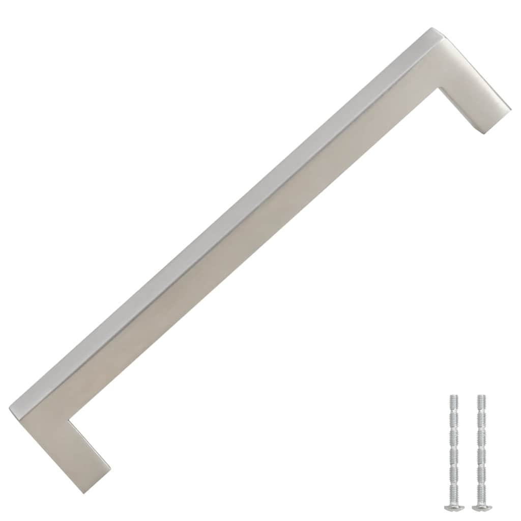 Möbelgriffe 10 Stk. Silbern 160 mm Edelstahl