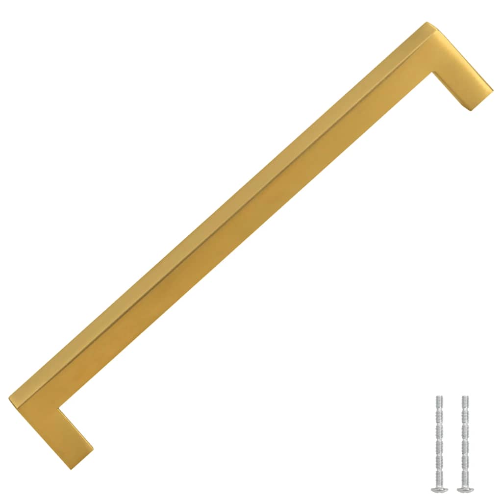 Möbelgriffe 5 Stk. Golden 192 mm Edelstahl