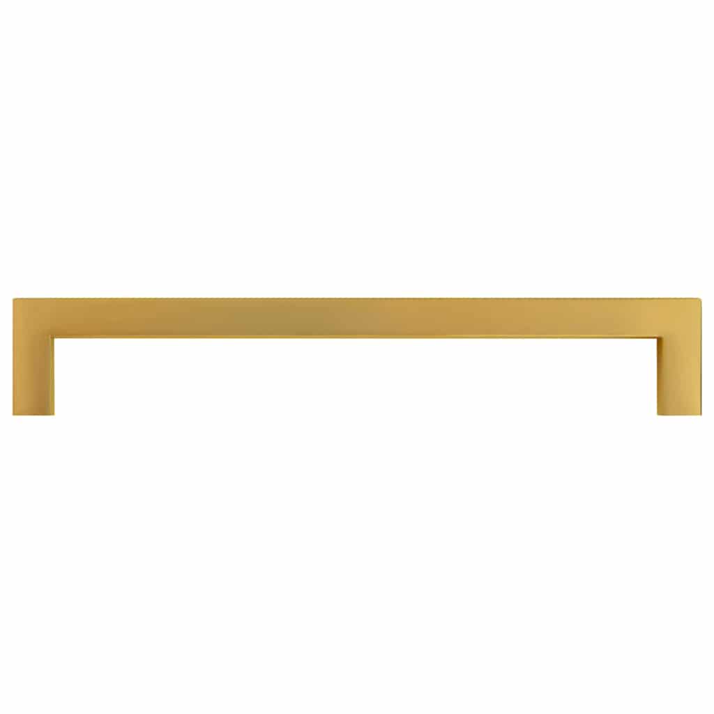 Möbelgriffe 5 Stk. Golden 192 mm Edelstahl